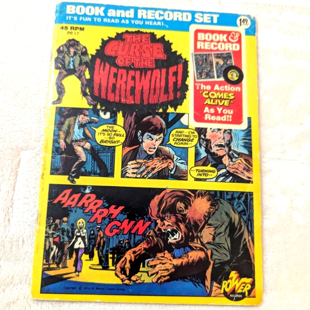 Werewolf Comic Book w/Record
